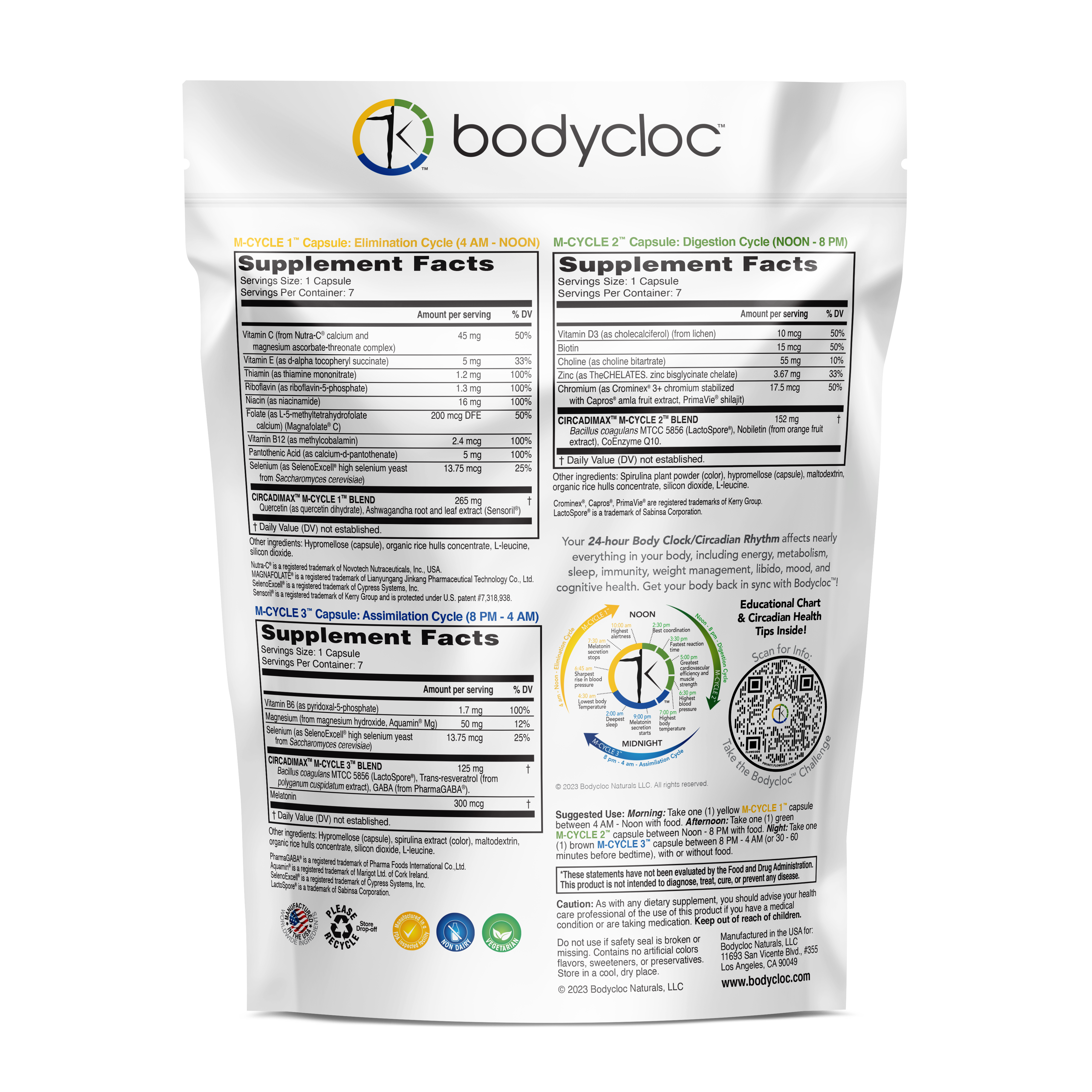 Bodycloc Supplements Weekly (7-Day Supply)